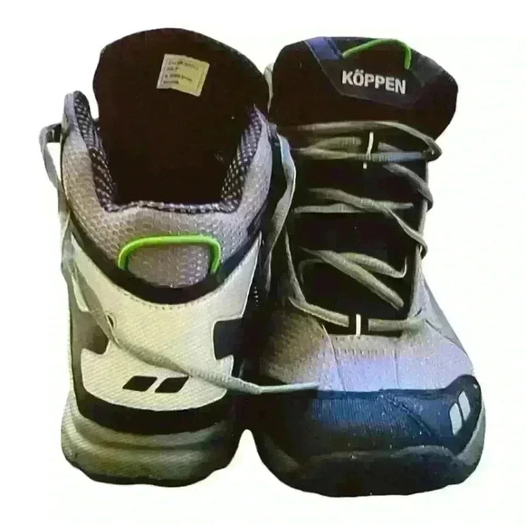 Koppen Blue Hiking Trail Shoes Size 10 Ortholite Insoles - Picture 4 of 5